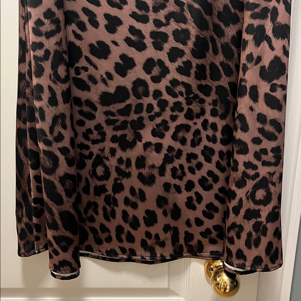 Leopard Print Skirt - Picture 3 of 6
